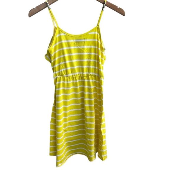 🌴 Jeanstar Yellow Striped Sundress – Girls M (10/12) - Picture 4 of 11